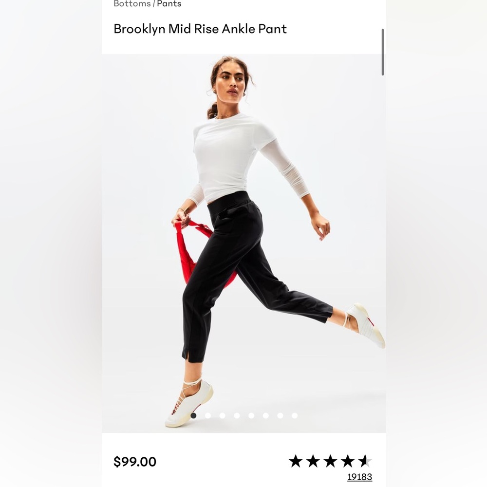 Brooklyn Mid Rise Ankle Pant